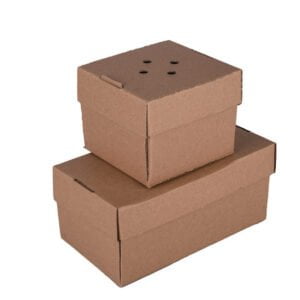 Ventilated Burger Boxes - Maintain the Perfect Crunch Large Plain