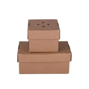 Ventilated Burger Boxes - Maintain the Perfect Crunch Large Plain