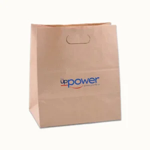 Custom Printed Eco-Friendly Kraft Paper Die-Cut Bags