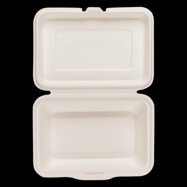 Bagasse Hinged Container 600ml - Pack of 250