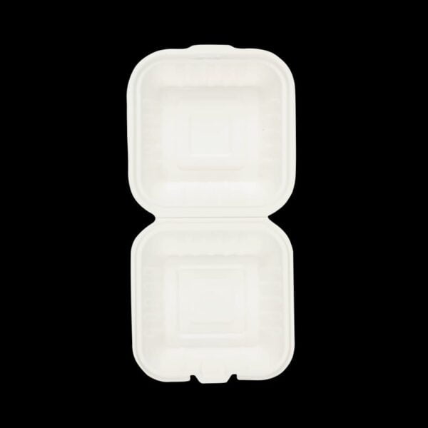 Bagasse Meal Box 9x9 Inch - Pack of 200