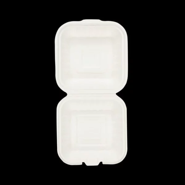 Bagasse Meal Box 9x9 Inch - Pack of 200