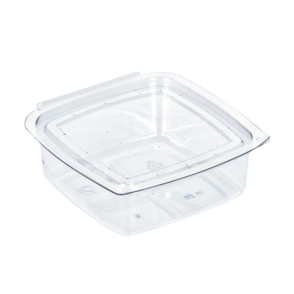100 ml Hinged Lid Square Sauce Container