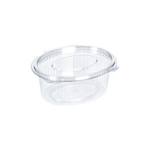375 ml Hinged Lid Oval Food Container
