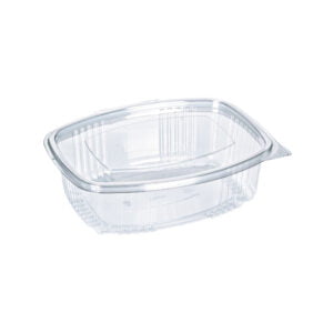 750 ml Hinged Lid Oval Food Container