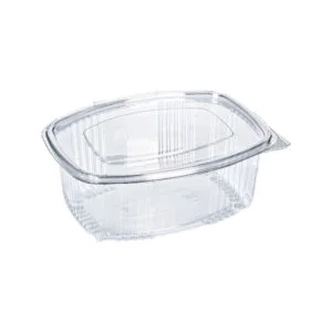 1000 ml Hinged Lid Oval Food Container