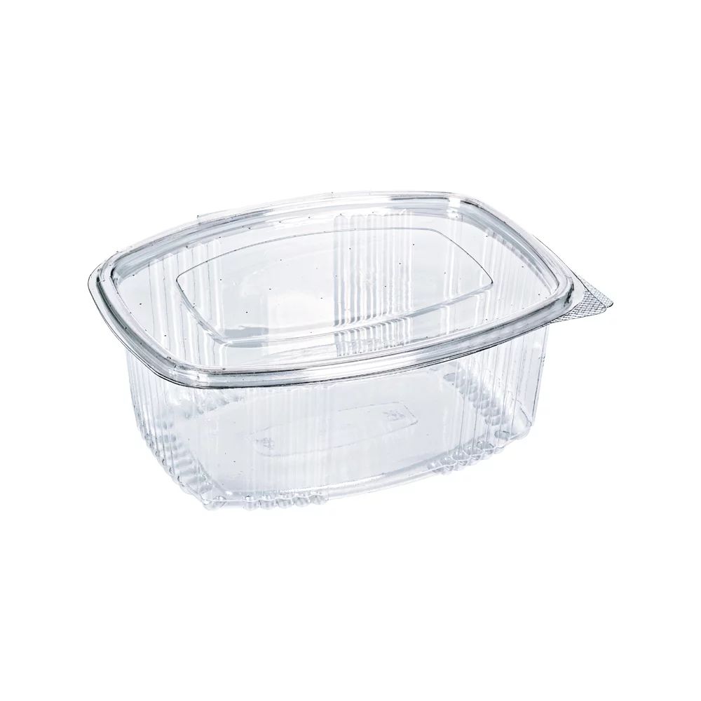 1000 ml Hinged Lid Oval Food Container