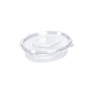 250 ml Hinged Lid Oval Food Container