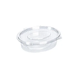 250 ml Hinged Lid Oval Food Container